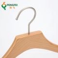 Assessed Supplier Pengfei high quality natural beech wood shirt hanger